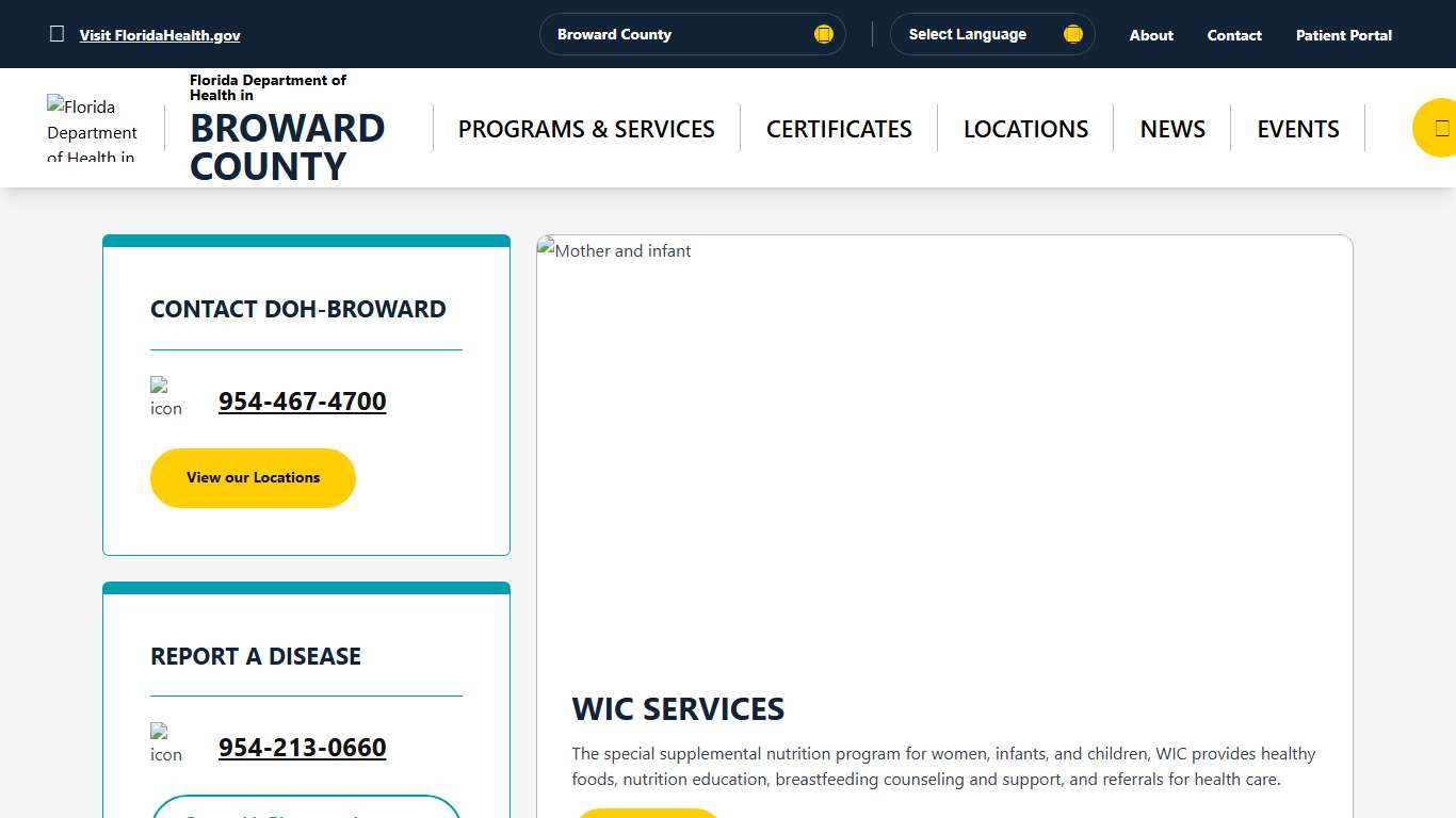 Home - Florida Department of Health in Broward County